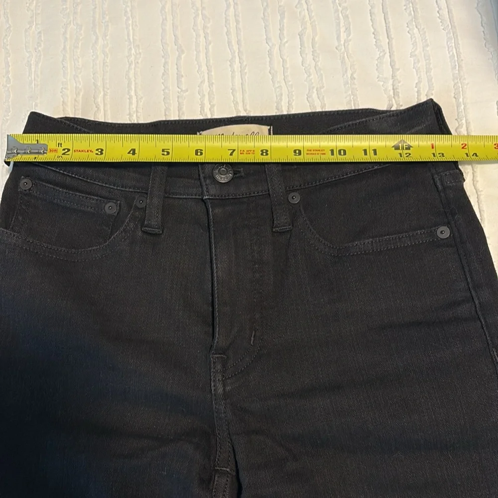 EUC Madewell Gray Kick Out Flare - size 2 (25) - Picture 3 of 10